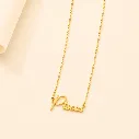 Pisces Constellation Necklace 18K Gold Plated