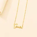 Gemini Constellation Necklace 18k Gold Plated