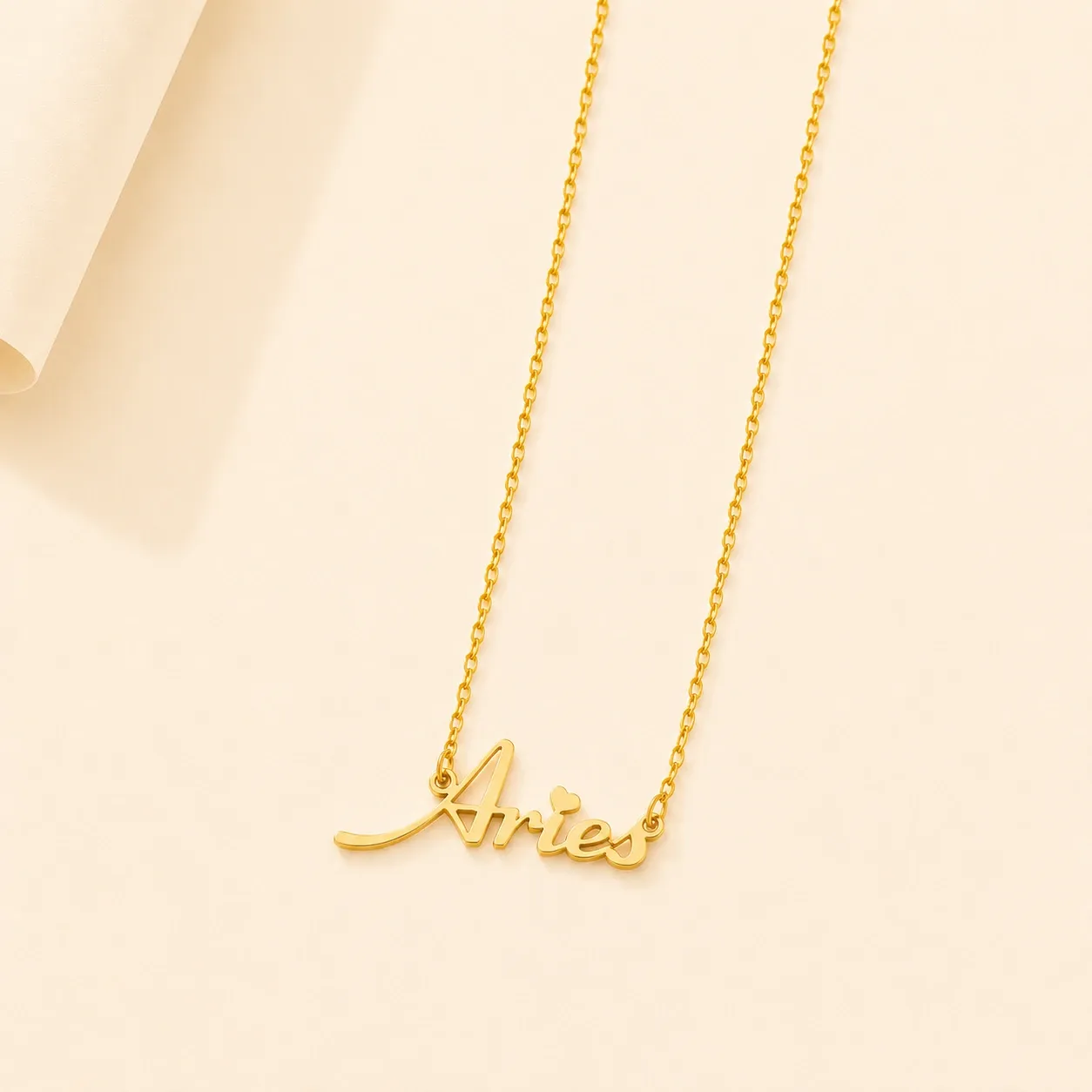 Aries Constellation Necklace 18k Gold Plated