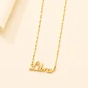 Libra Constellation Necklace 18k Gold Plated