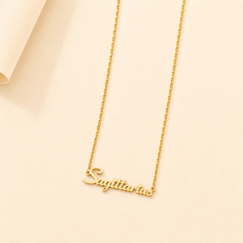 Sagittarius Constellation Necklace 18k Gold Plated