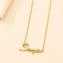 Scorpio Constellation Necklace 18k Gold Plated