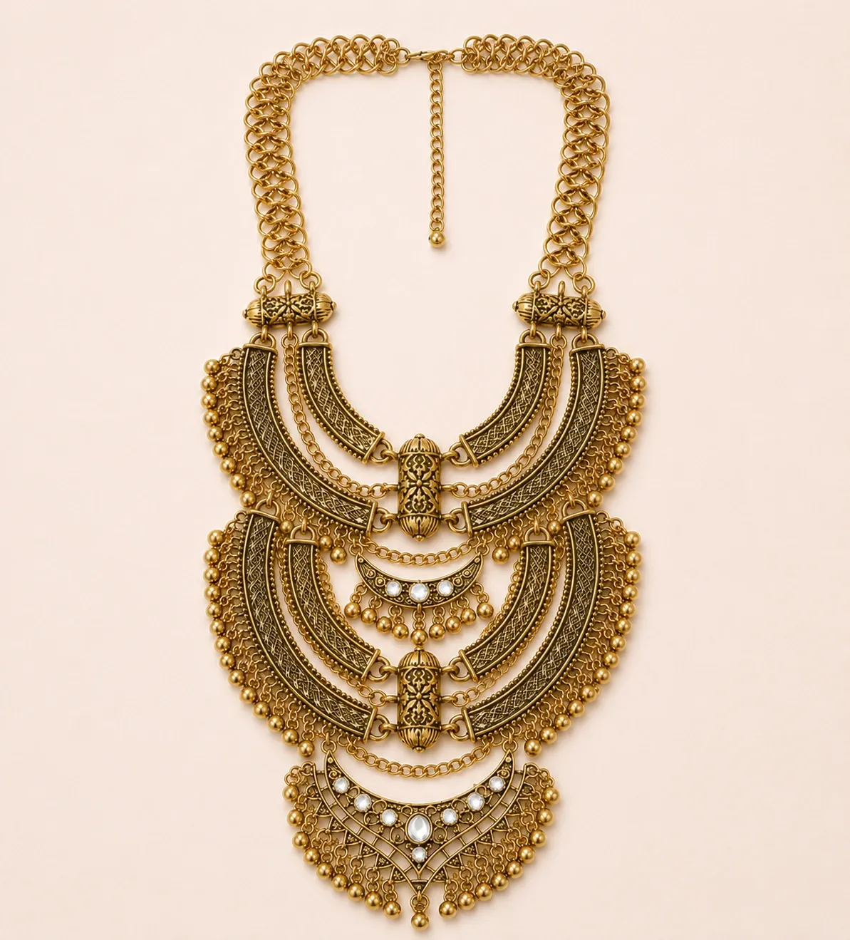 Nomad Royale Necklace (Antique Gold)