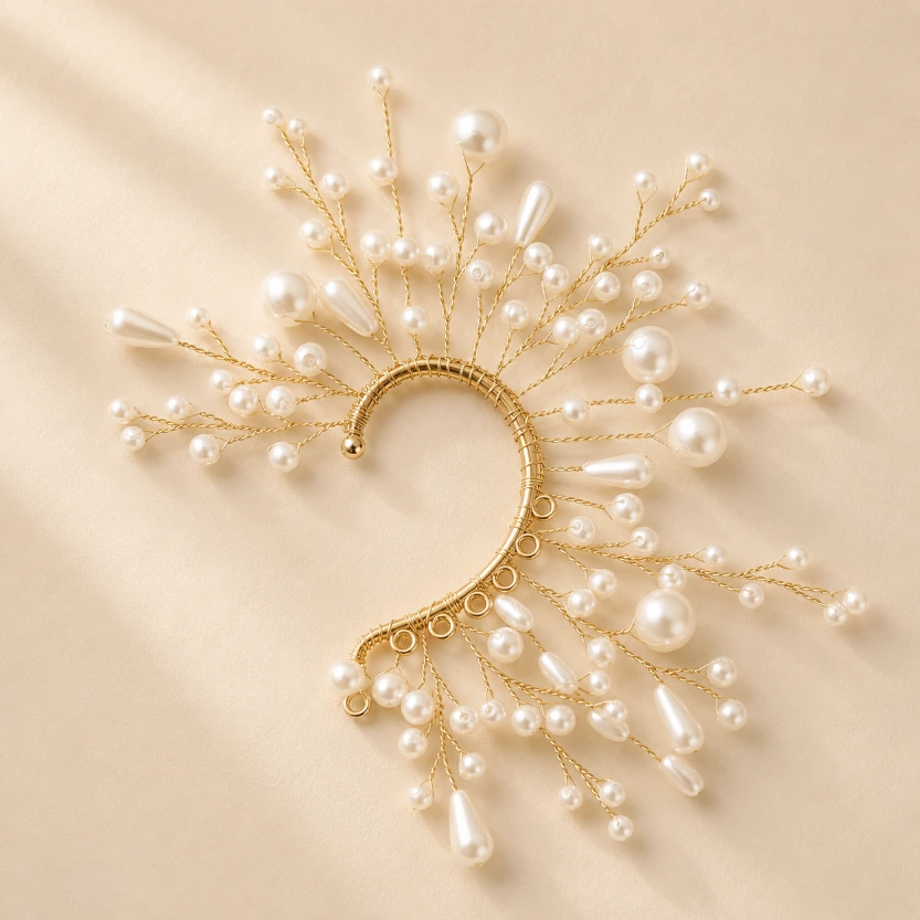 Pearl Orbit Earcuff