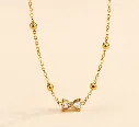 Bowline Necklace 18k Gold Plated