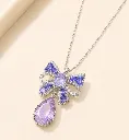 Lavender Wing Necklace