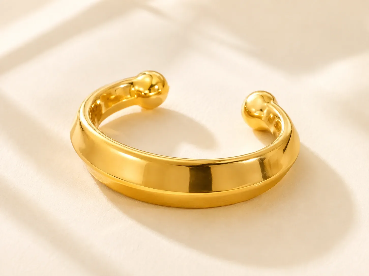 Qelvar Statement Bracelet 18k Gold Plated