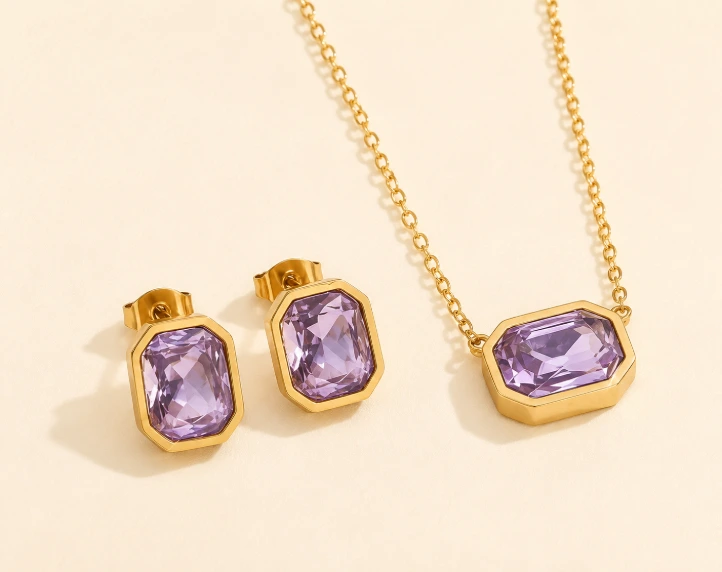 Savi Necklace Set 18k Gold Plated