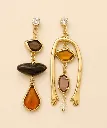 Hand Charm Geometric Drop Earrings