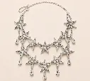 Exaggerated Two Layered Star Necklace